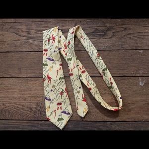 Vintage Arkle Scotland Shakespeare Plays Silk Tie